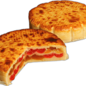 Queso de Mazapán y Fruta Glaseada