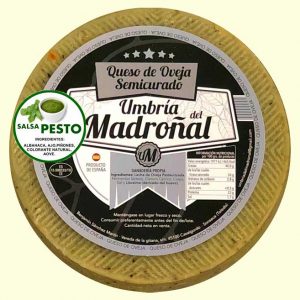 Queso de oveja semicurado al pesto